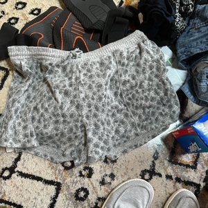 Soma Long sleeve shorts with pockets PJ XL  Gray Polka Dots Used